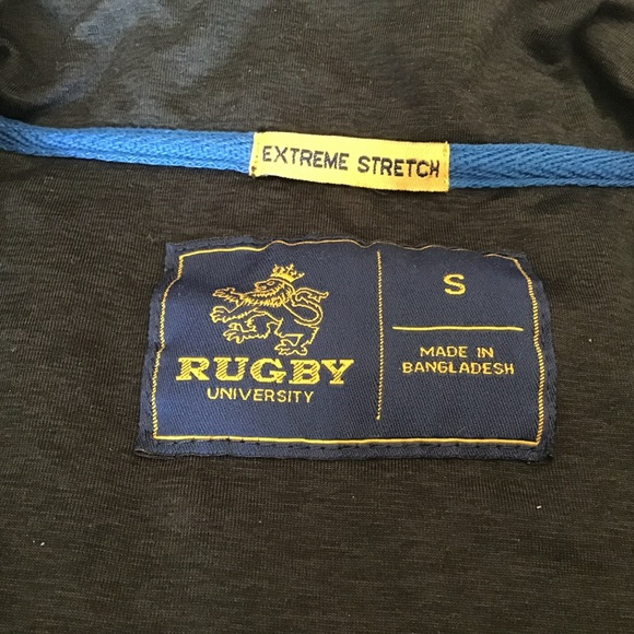 ATHLETIC Top BY RUGBY extreme stretch, size small, pull-over, zipper - Picture 4 of 9